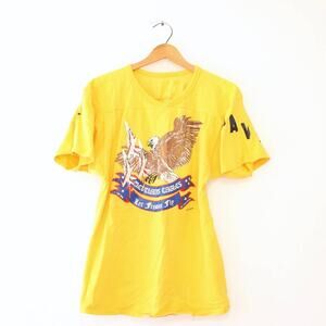 Vintage Cleveland Eagles Fighter Jet T Shirt Medium